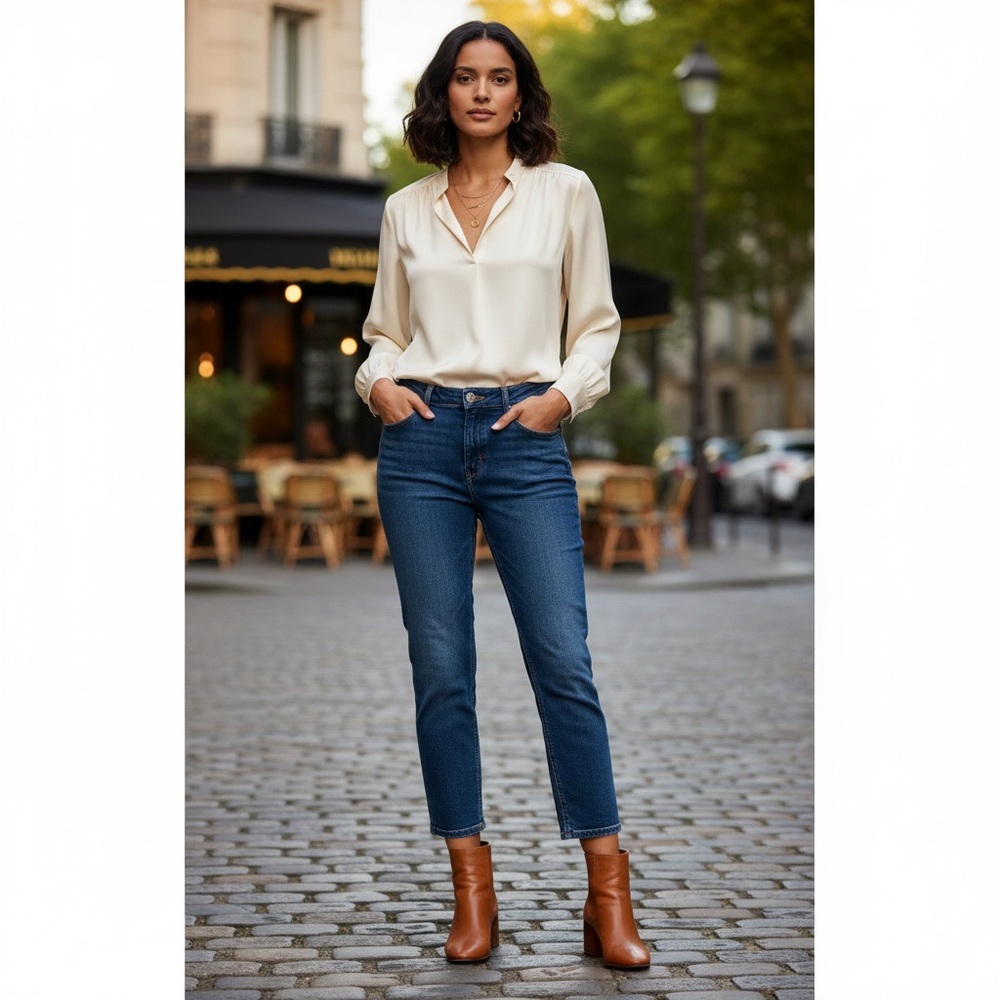 Old Navy cropped cotton jeans NWT size 10